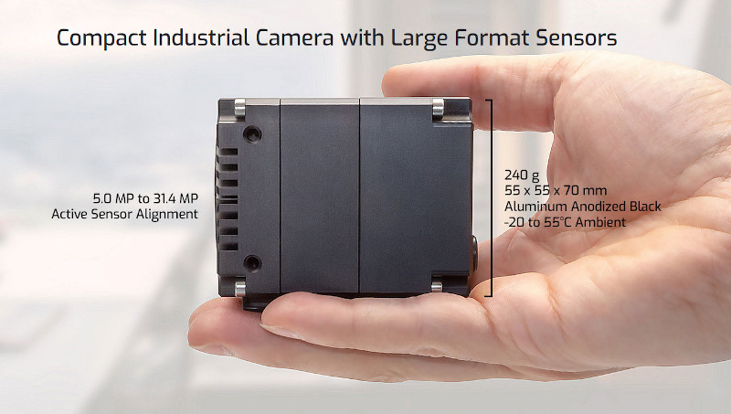 5Gbps - 5x GigE Vision Speeds with Power over Ethernet (PoE)